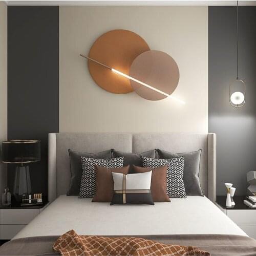 Creative Nordic metal painting pendant fashion light luxury living room porch wall art decoration high-end irregular design