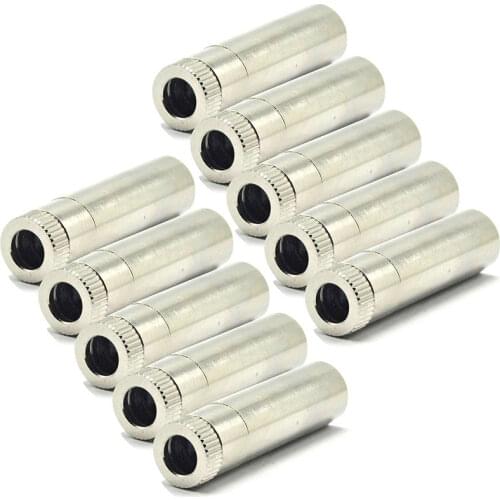 10pcs 12mm Diameter DIY 5.6mm Diode Housing Metal Case for TO-18 LD 405nm 450nm 532nm 650nm 808nm 980nm IR Diode Lasers 12x40mm