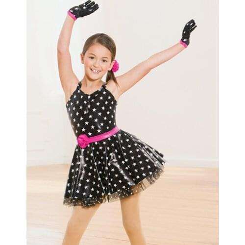 2018 New Girls Jazz Dance Suit Lady Stage Performance Dancing Competition Suit Children Ballet Dance Dress Suit B-2378