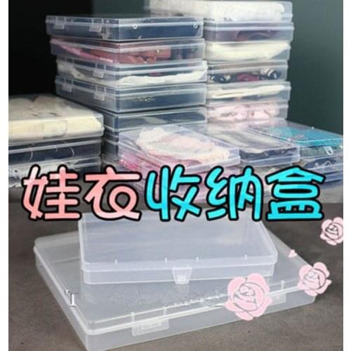 New 1/3 1/4 1/6 1/8 SD DD MSD YOSD Doll Clothes Storage Box Plastic Case BJD Doll Accessory