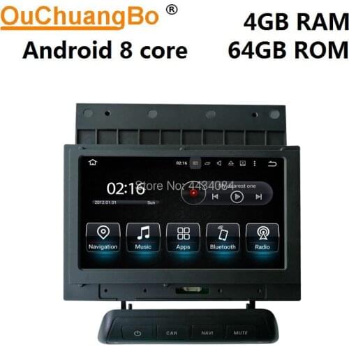 Ouchuangbo car navi GPS audio video radio stereo for Freelander Discovery Range Rover 2005-2009 support 8 cores 4+64 android 9.0