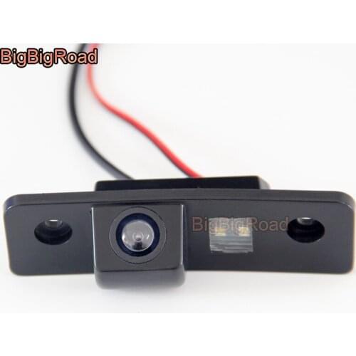 BigBigRoad Car Rear View Parking Camera For SKODA Roomster FABIA Octavia MK1 MK2 1998 1999 2000 2001 2002 2003 2004 2005 -2014
