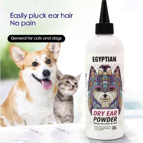 Pet ear plucking powder for dogs Painless plucking powder for ear cleaning artifacts for cats ear canal removal of mites
