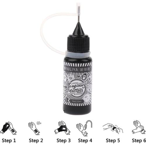 10ml Professional Semipermanent Henna Tattoo Ink Paste Cones Organic Juice Ink Mehendi Body Art Paint Cream Tattoo Supply Tool