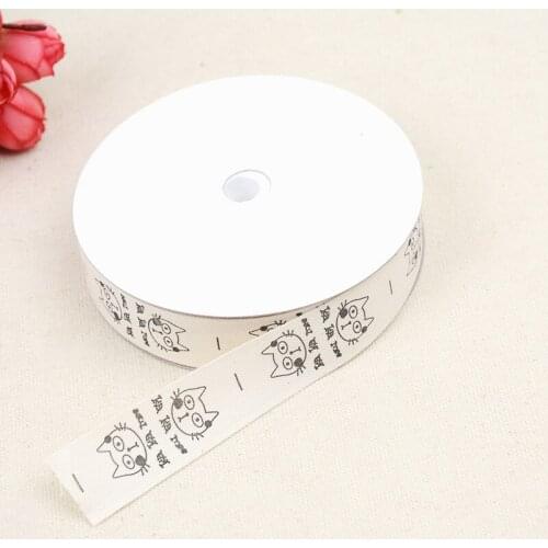 Cat Head Pattern Ribbon Embossed Belt Craft Belt Edge 2.0 * 20 Yards Classic Clothing Home Decoration Accessories Polyester