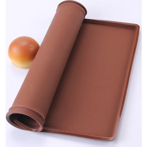 310*260*9mm Baking Mat Silicone Rolling Dough Non-Stick Mat Cake Pizza Biscuit Cookie Cake Roll Pad Swiss Roll Maker Holder