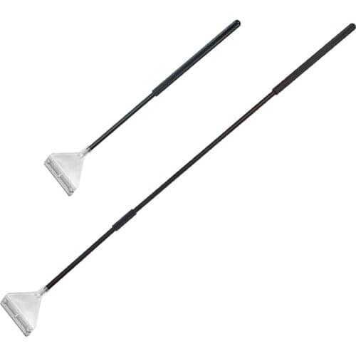 Maintenance algae cleaner remove aquarium stainless Steel glass erasing knife with replacement blades without blind angle