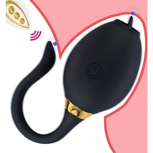 Jump Egg Vibrator Vibrating Egg Masturbator Vaginal Ball G-Spot Simulator Remote Control Tongue Licking Sex Toys For Women