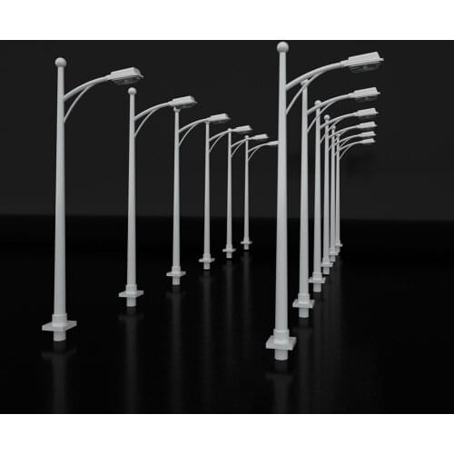 Railway Train lamp Diorama light Illumination Lamppost Model Sand Table Architecture Building Landscape 100pcs/lot