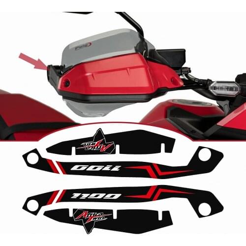 3D Gel Motorcycle handguard handlebar Decal waterproof Sticker Adventure For Honda Africa Twin CRF1100L 2020 CRF 1100 L Stickers