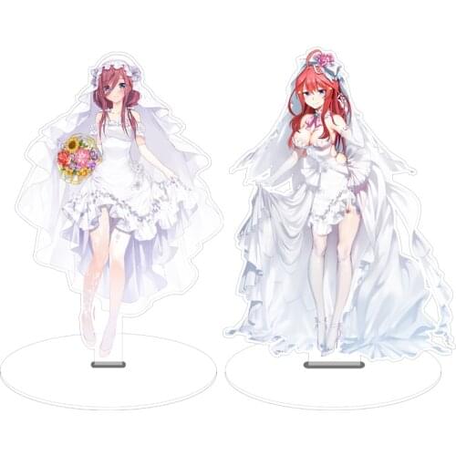 Japan Anime The Quintessential Quintuplets Go-Toubun no Hanayome Itsuki Nakano Miku Cosplay Acrylic Stand Figure Desk Decor Gift