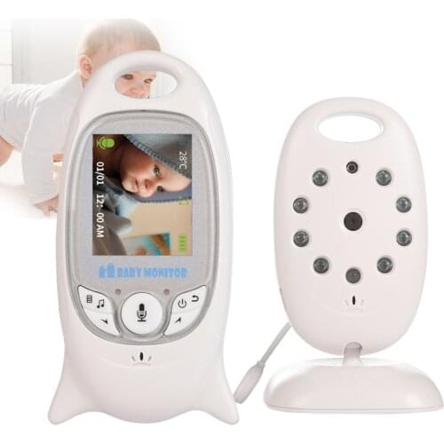 Wireless Baby Monitor 2.0 inches Display Screen Night Vision Video Surveillance Temperature Monitoring Baby Security Camera