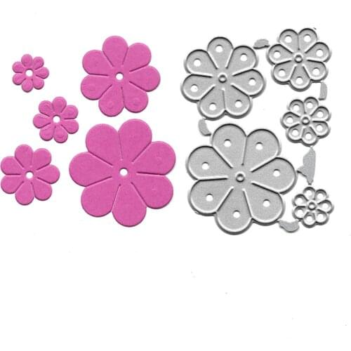 Flower Dies For Scrapbooking Paper Card Making Album Decor DIY Mold Fustelle Embossing Folder Stencil Metal Cutting Slimline Die
