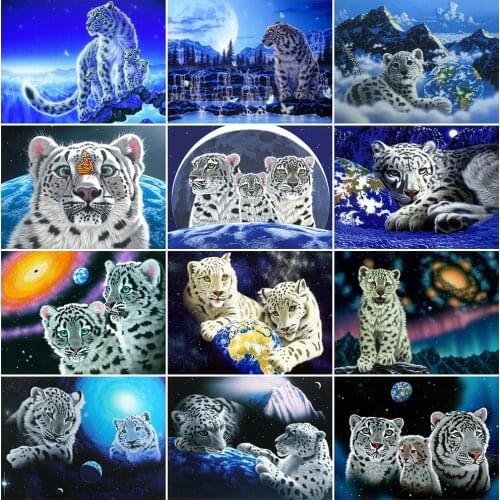 Evershine Diamond Embroidery Leopard 5D Diamond Painting Animal New Arrival DIY Beaded Picture Rhinestones Decor For Home