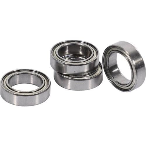 FBIL-4 Pcs Ball Bearing (10X15X4mm) BE003 for JLB Racing CHEETAH 1/10 Brushless RC Car Parts Accessories
