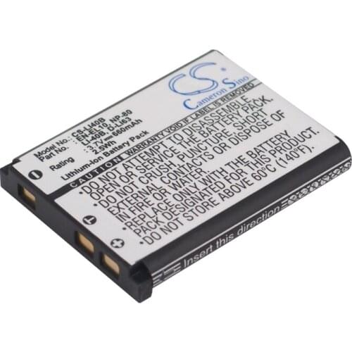 Cameron Sino Camera Replacement Li-ion Battery 660mAh For NP-80 DXG Exilim EX-Z1, Free Tools