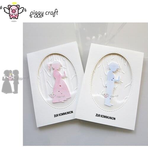 Piggy Craft metal cutting dies cut die mold 2019 New Candle boy girl Scrapbook paper craft knife mould blade punch stencils dies