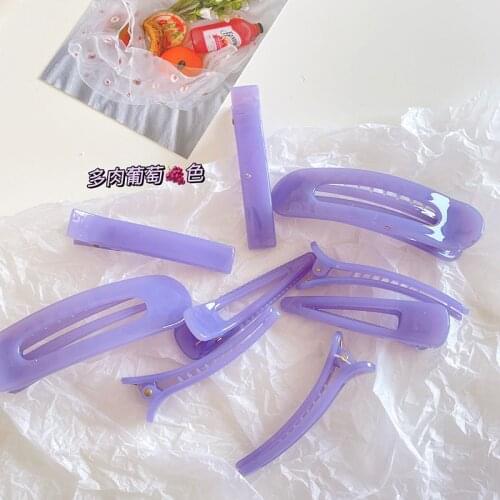 Fashion Colorful Hairpins For Women Girl Cute Geometric Resin Hairclip Summer Headwear Decoration Accessories Birthday Gifts