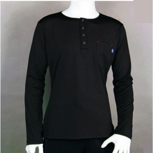 Autumn/winter Men/Boys' Latin Dance Shirt Ballroom Rumba Samba Cha-cha Adult/Children Dance Wears Latin Practice Tops