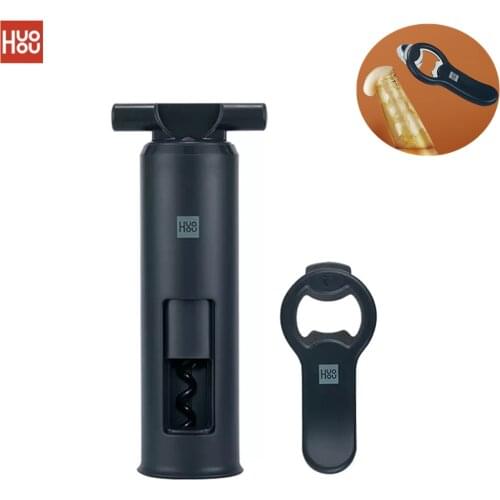 New Huohou Wine Bottle Beer Cans Opener Stainless Steel Automatic Magnetic Beer Openers Bar Wine Opener Kitchen BBQ Tools