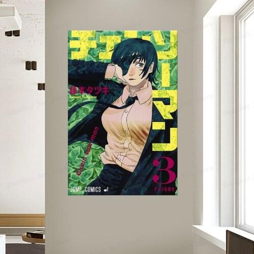 Chainsaw Man Japanese Anime Poster Power Canvas Print Home Decor For Bedroom Wall Art Modern Painting Animation Pictures Decor