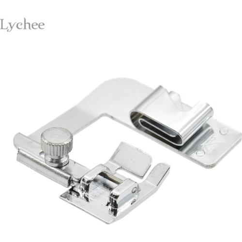 Lychee Steel Low Shank Wide Hem Roller Presser Foot for Sewing Machine Material Handmade DIY Cloth