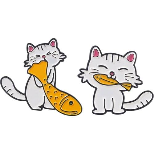 Sudake White Brooches For Clothes