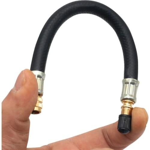 Air pump extension tube Motorcycle Bike Car Tire Air Inflator Hose Inflatable Pump Extension Tube Adapter Twist Tyre Auto parts