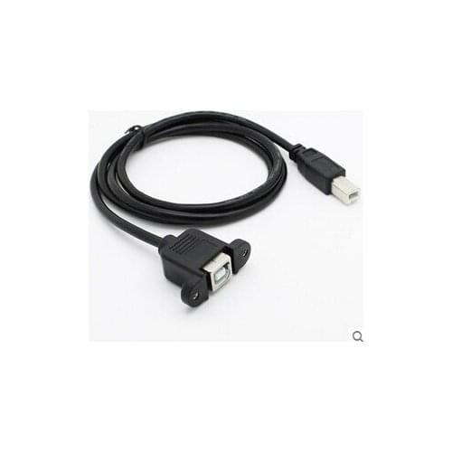 USB-B port extension line of print can be fixed with screw holes print USB extension cable 1 meter of the parent