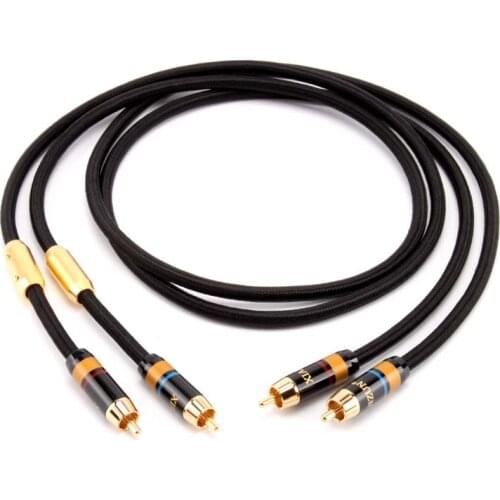XIANZUN W-100XH OFC Signal Cable / Audio Amplifier 2RCA Audio Cable / HIFI Red and White Double Lotus Line