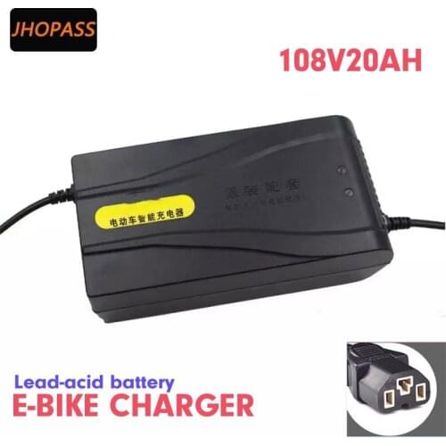 108V 20AH LED display lead acid battery charger for DC110V-220V scooter /e-bike charge witH charge current 2.5-2.8A