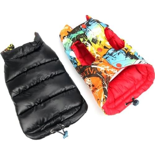Winter Pet Dog Clothes Double-sided Wear Jackets For Small Dogs Camouflage Thickened Coats Jackets Clothes For Chihuahua M