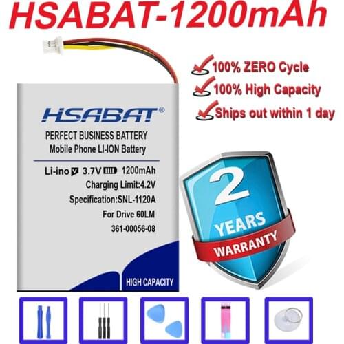 Top Brand 100% New 361-00056-08 Battery for Garmin DriveSmart 5,DriveSmart 55,DriveSmart 65 / Drive 60LM GPS 3-Wire in stock