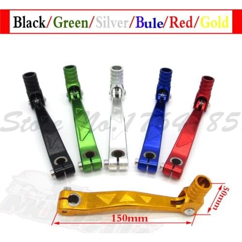 CNC Aluminum Gear Shift Level Lever Fit To Dirt Bike Pit Bike KAYO Pit Pro CQR CRF KLX 50cc 110cc 125cc 250cc Dirtbike Parts
