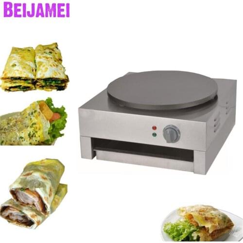 BEIJAMEI Single commercial crepe maker machine electric pancake maker Machine pancakes and crepe machine price