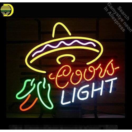 Coors Light Cayenne Cushaw neon Sign Glass Tube neon lights Recreation Windows Professional Iconic Sign Advertise Art Motel Sign