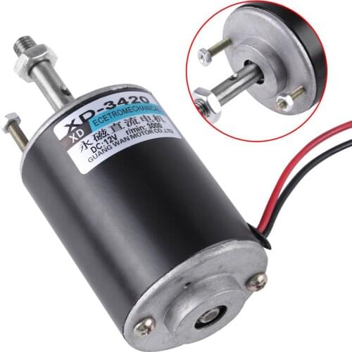12V 24V 30W High Speed CW/CCW Permanent Magnet DC Motor For DIY Generator DC 24V 6000RPM /DC 12V 3000RPM