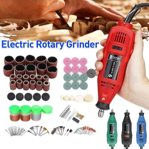 110/220V Electric Drill Dremel Grinder Engraver Pen Grinder Mini Drill Electric Rotary Tool Grinding Machine Dremel Accessories