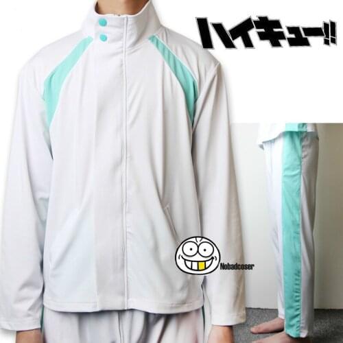 Haikyuu Aobajohsai High Cosplay Uniform Oikawa Tooru Yocchin Cosplay Volleyball Green Sportswear Seijoh Costume Jacket+Pants