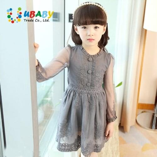 2020 Spring Girl Beautiful Princess Lace Dress Kids Cotton Red Girls Dress Red Party Wedding Embroidery 2-14Y Children Clothes