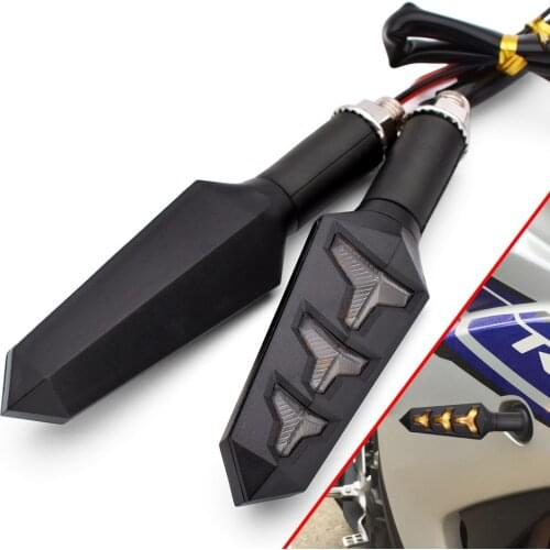 Motorcycle Signals Lamp Turn Signal Light Fishbone Flowing Water LED For BMW C400GT C600 C650 C650GT Sport F650GS F700GS F800R