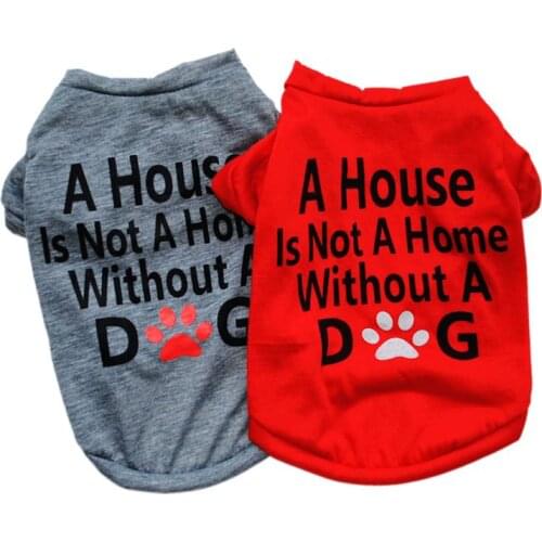 Summer Pet Clothes Dog T-shirt Letter Dog Vest For Small Medium Dogs Accessories Pet Supplies Cat Vest Shirts