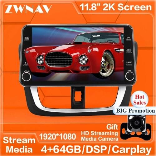 MAX-PAD HD screen Android 9.0 Car Multimedia Player streaming media unit For Honda Vios 2014-2016 car radio stereo HIFI free cam