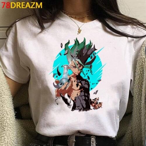 Dr.stone dorohedoro t-shirt men harajuku kawaii print harajuku japanese grunge clothes