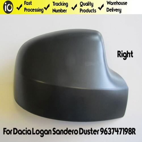 Outer Side Mirror Cover Right & Left For Dacia Duster Logan Sandero Black Color Oem 963736915R 963747198R High Quality