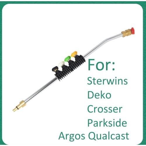 Pressure Washer Wand Tips Metal Jet Lance Quick Nozzle for Sterwins Deco Crosser Parkside Argos Qualcast High Pressure Washers