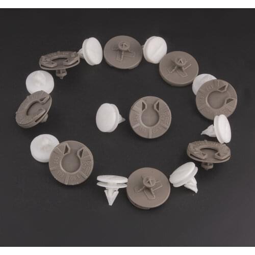 15pcs Nylon Adjustable Door Trim Panel Retainer Car Clip 1H0868243B For VolkswagenVW Golf Car Styling Auto Accessories Car Clips