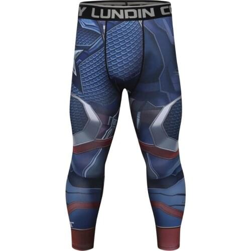 2021 New Gym clothing men leggings Mens Compression Workout Tights Sweat Jogging Sport leggings