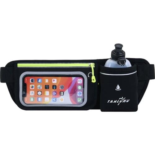 Running Waist Bag Men Women Outdoor Riding Fitness With Water Bottle Phone Sport Belt Waist Bags Cycling Hydration Belt