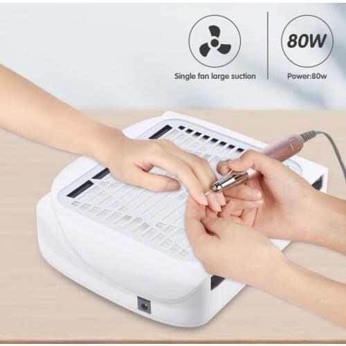 NOQ Professional Nail Dust Suction Collector Powerful Vacuum Cleaner Manicure Machine Nail Art Tools Salon Equipment